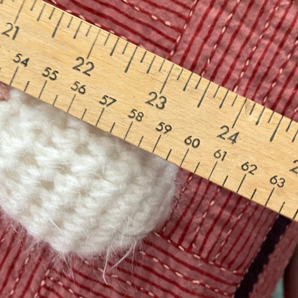 Large Pink and White handmade Crochet Bunny stuffy Toy - Picture 7 of 11